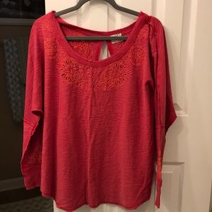Free People Coral Top